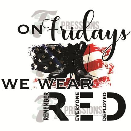 On Fridays we wear red