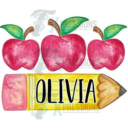 Personalized back to school Pencil