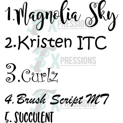 Personalized Name for pencil case