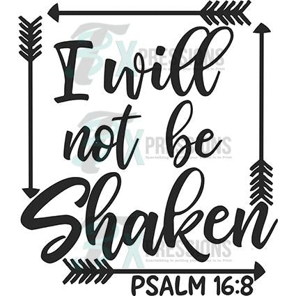 I will not be shaken