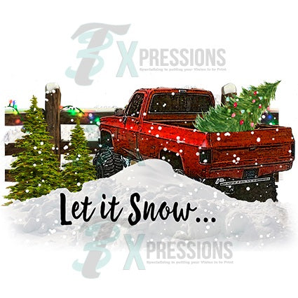Let it snow truck - bling3t