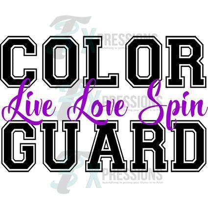 Color Guard Live Love Spin