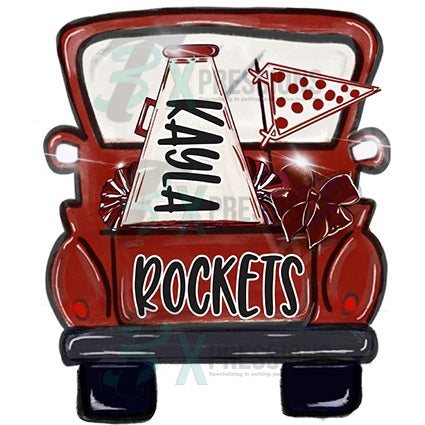 Personalized Cheer Truck - bling3t