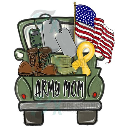Personalized Army Truck - Bling3t