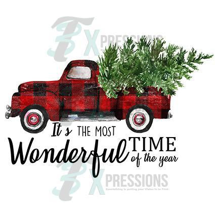 It's the Most Wonderful Time of the year  Buffalo Plaid