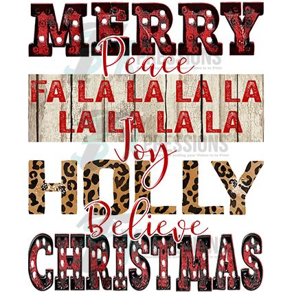 Holiday Word Art