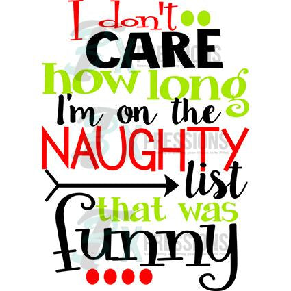 I Dont Care How Long