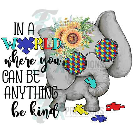 be kind elephant autism