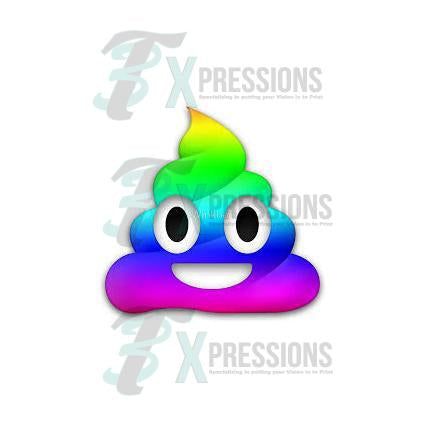 Rainbow Poop Emoji