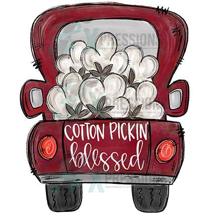 Cotton Pickin Blessed Truck