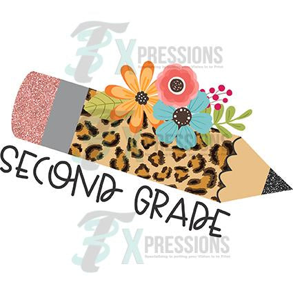 Second Grade Floral Pencil