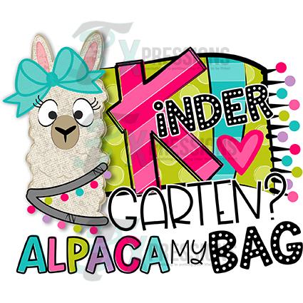 Kindergarten Alpaca my Bag