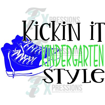 Kickin it Style BLUE KINDERGARTEN