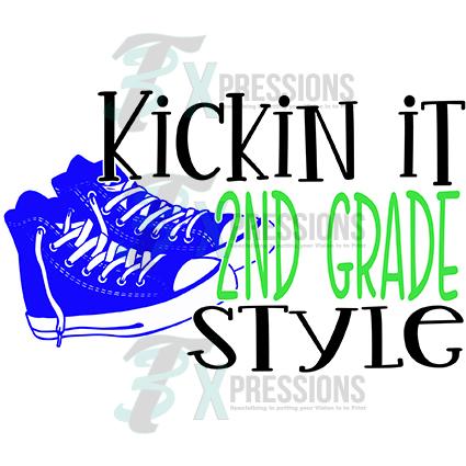 Kickin it Style BLUE SECOND GRADE