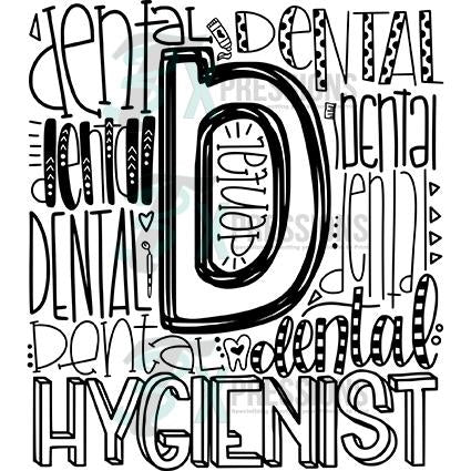 Dental Hygienist Typography
