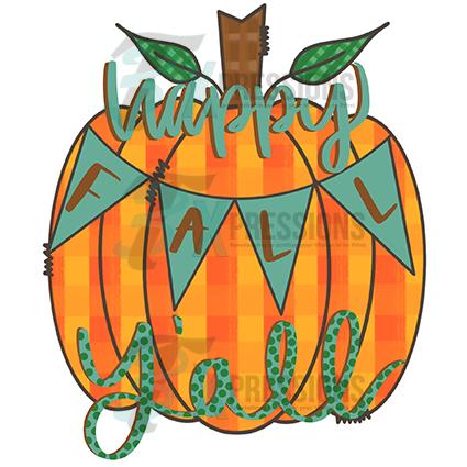 Happy Fall Y'all Pennant Banner