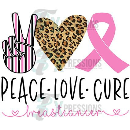 Peace Love Cure Breast Cancer