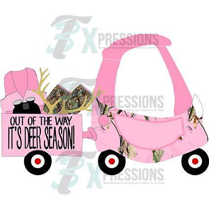 Cozy Coupe Hunting Pink