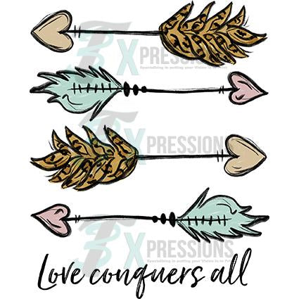Love Conquers All Leopard Arrow