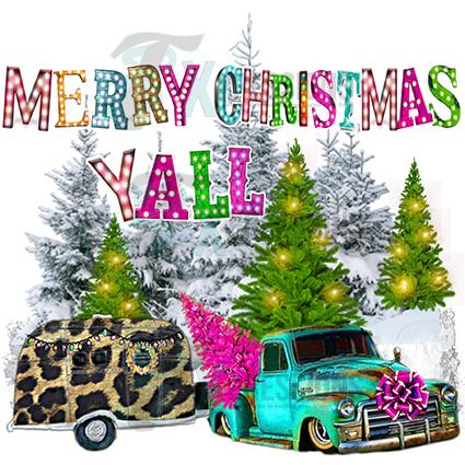 Merry Christmas Buffalo Plaid and Leopard Cheetah Trees Personalized  Ornament