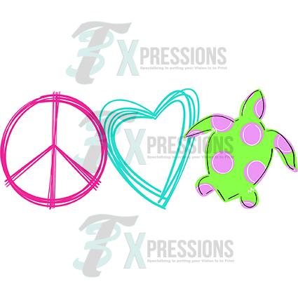 Peace Love Turtles, VSCO Girls