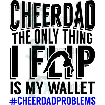 Cheer Dad Wallet Flip