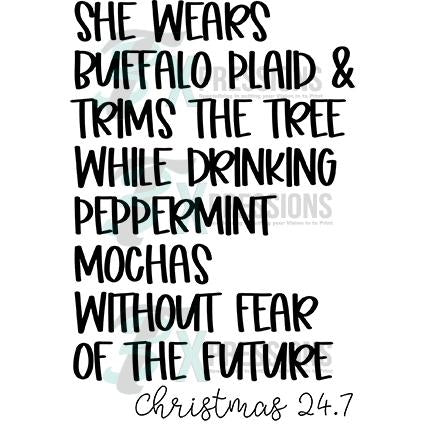 She Wears Buffalo Plaid