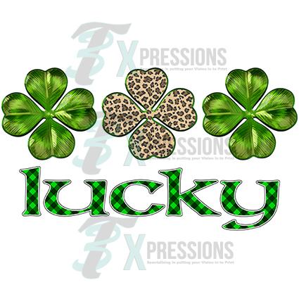 Lucky 4 leaf clover - Bling3t