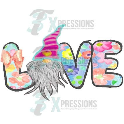 Love Gnome, watercolor