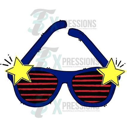 Red White Blue Sunglasses