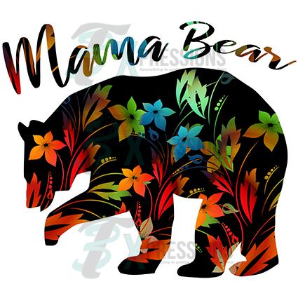 Mama Bear Bright Floral