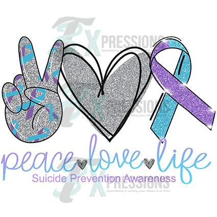 Peace Love Suicide awareness