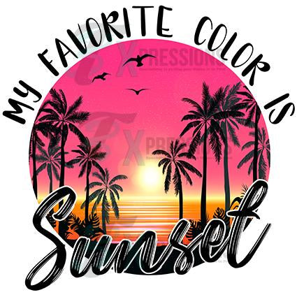 My favorite Color is sunshine