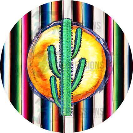 Water Color Cactus sunrise