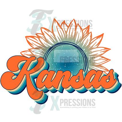 Kansas Vintage Sunflower