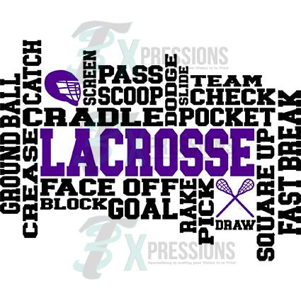 Lacrosse word art