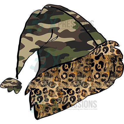 Camo deals santa hat