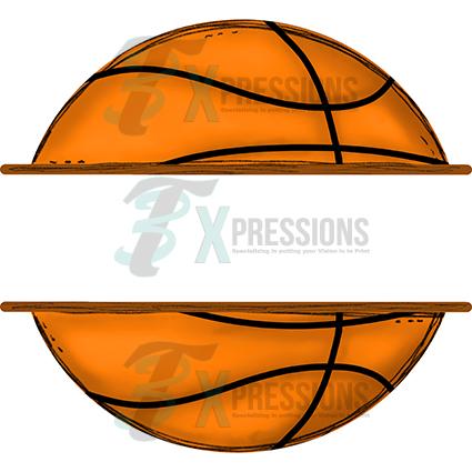 Blank Split Basketball
