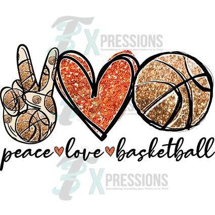 love and basketball symbol