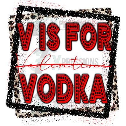 V is for vodka