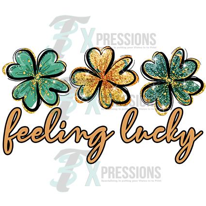 Lucky 4 leaf clover - Bling3t