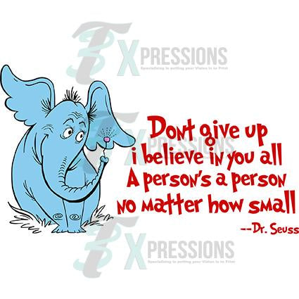 Don't Give up, Read across America