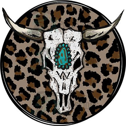 turquoise steer skull