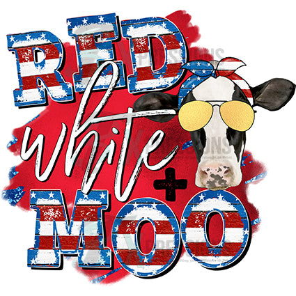 red white moo
