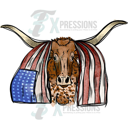 patriotic longhorn