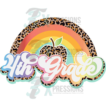 4th Grade Leopard Rainbow