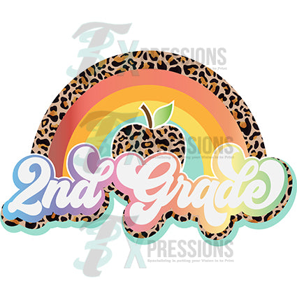 2nd grade rainbow leopard