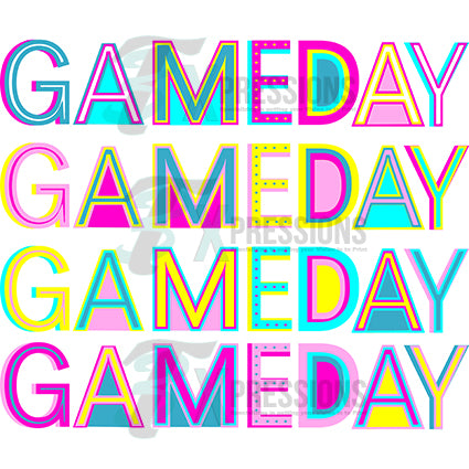 Multi Color Game Day