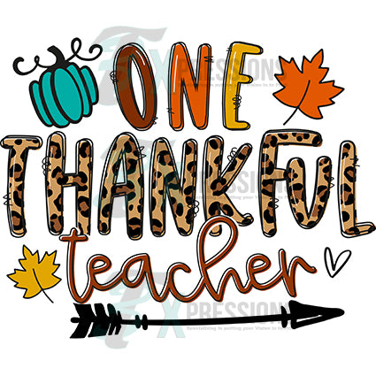 One Thankful Teacher
