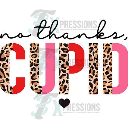 no thanks cupid half leopard